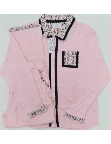 Pigiama Donna Calibrato Estivo Aperto Manica Lunga Milk E Honey PDC091