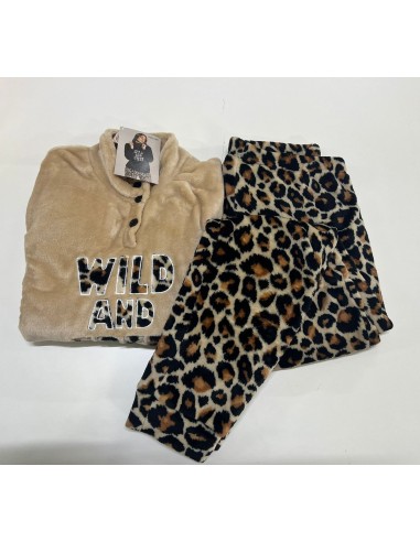 Pigiama Donna Calibrato In Morbido Coral Manica E Pantalone Lungo Milk And Honey PDC268