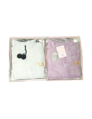 Pigiama Donna In Coral Maniche E Pantaloni Lunghi Con Zip You&Me YM285