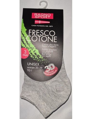 6 Paia Bike Socks Ragno In Cotone Elasticizzato...