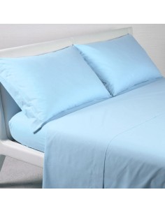 Completo Letto Singolo In Puro Cotone Angels Azzurro Baby