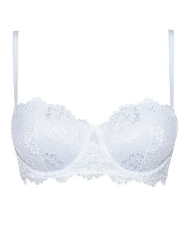 Reggiseno A Balconcino In Pizzo Deluxe Fascia...