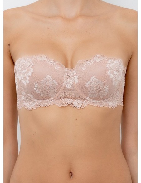 Reggiseno A Balconcino In Pizzo Deluxe Fascia Lormar Coppa B