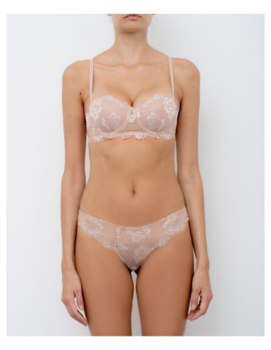 Reggiseno A Balconcino In Pizzo Deluxe Fascia...
