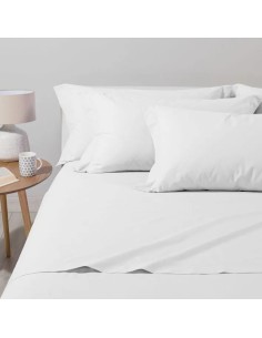 Completo Letto Matrimoniale In Puro Cotone Angels Bianco