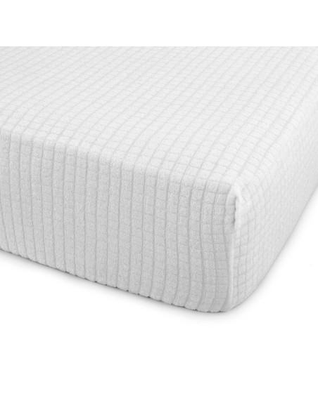 Coprimaterasso 1 Piazza E Mezza Spugna Jacquard Lineablu Comfort