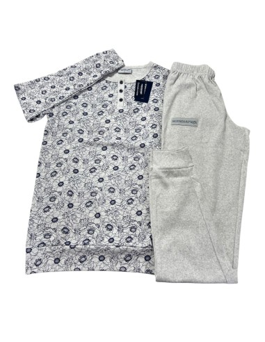 Pigiama Donna In Caldo Cotone Sommaruga PG105D