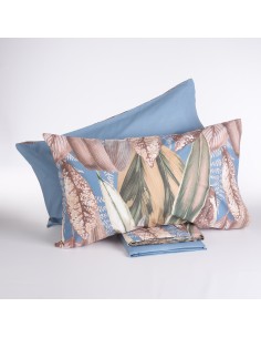 Completo Letto Matrimoniale In Puro Cotone Via Roma...