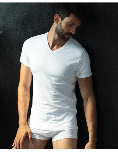 3 T-Shirt Uomo Cotone Elasticizzato Armata Di...