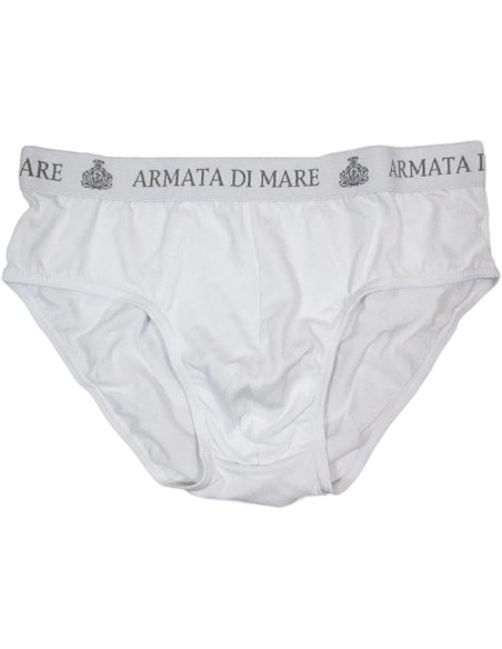 3 Slip Uomo Cotone Jersey Elasticizzato Armata Di Mare GT102 Elastico Esterno