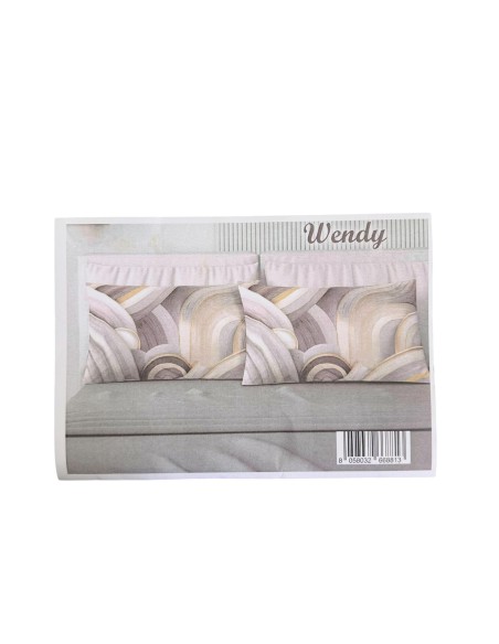 Completo Letto Matrimoniale Stampa Digitale Con 4 Federe Irge Wendy