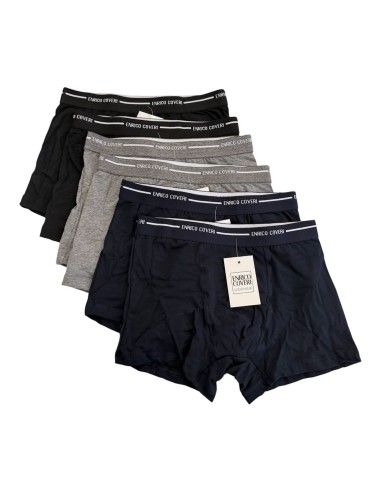 6 Boxer Uomo Cotone Elasticizzato EnricoCoveri...