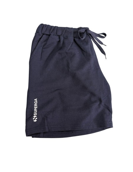 Pantalone Tuta In Cotone Donna Superga Tinta Unita