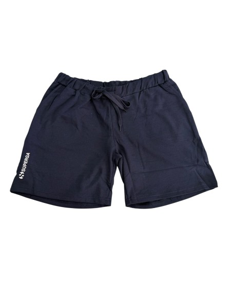 Pantalone Tuta In Cotone Donna Superga Tinta Unita