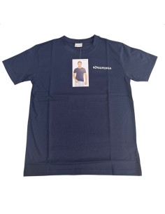 T-shirt Uomo Superga In Cotone Con Logo Navy 2