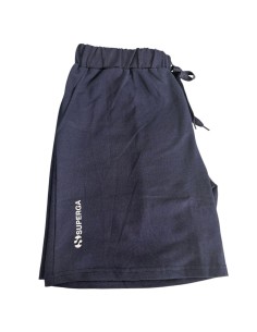 Pantalone Tuta Cotone Superga Corto Uomo Navy