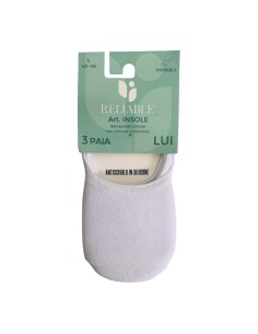 9 Paia Salvapiede In Cotone Con Antiscivolo Reliable Insole 2