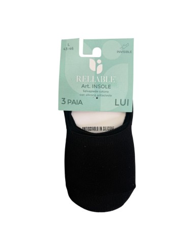 9 Paia Salvapiede In Cotone Con Antiscivolo Reliable Insole