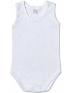 6 Body Cotone Spalla Larga Neonato-A Ellepi Bianco AF840