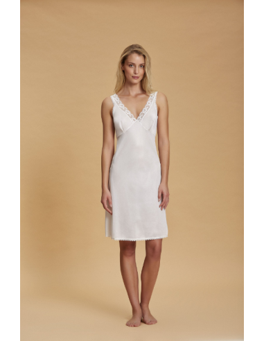 Sottoveste Scollo V Spalla Larga Con Pizzo Andra 80
