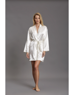 Vestaglia Kimono In Raso Manica Lunga Andra 862