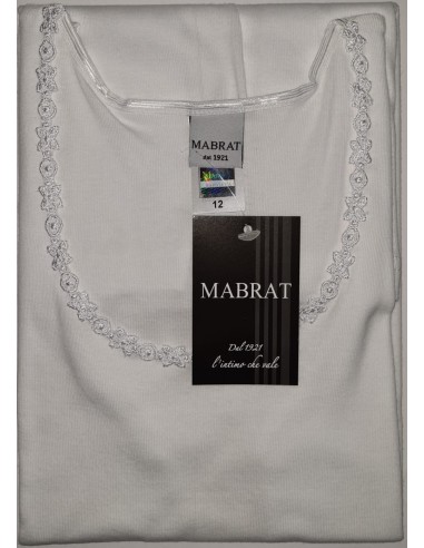 3 Canotte Ragazza Spalla Larga In Cotone Mabrat...