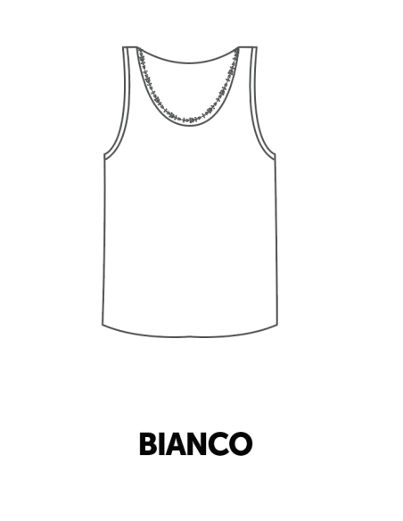 3 Canotte Bambina Spalla Larga In Cotone Mabrat MMB532 Girocollo