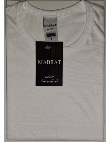 3 T-Shirt Bambino Manica Corta In Cotone Mabrat...