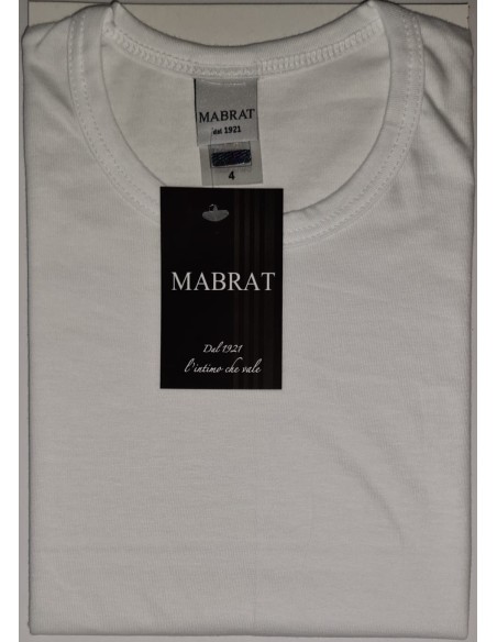 3 T-Shirt Bambino Manica Corta In Cotone Mabrat MMB512 Girocollo