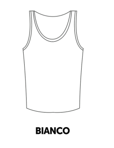 3 Canotte Ragazza Spalla Larga In Cotone Mabrat MMB523...