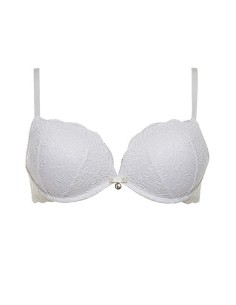 Reggiseno Double Pizzo Super Push Up + 2 Taglie Lormar... 2