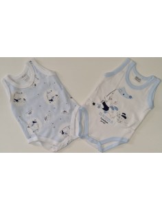 Body Cotone Maschietto Ellepi 6 Pezzi Spalla Larga A...