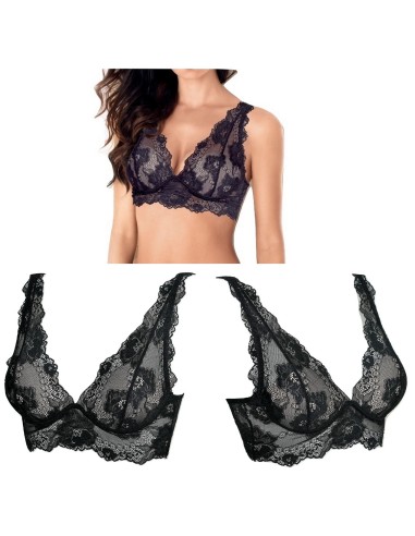 Reggiseno Push Up Gem Bralette Pizzo Lormar