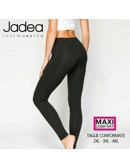 2 Leggings Donna Jadea MAXI Comfort Taglie Conformate 4200