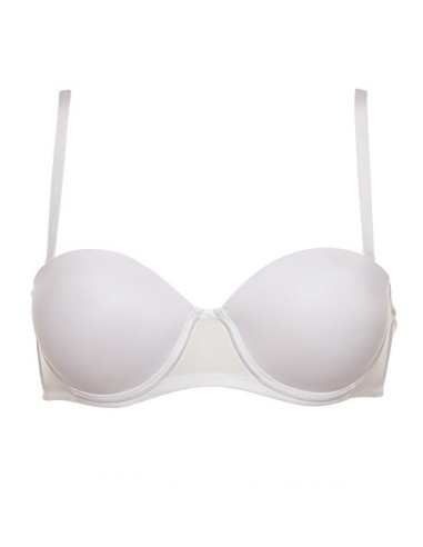 Reggiseno Senza Spalline Coppe Imbottite Lormar...