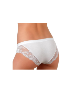 Slip Donna Vita Bassa Jadea 520 Cotone E Pizzo 6 Pezzi 2