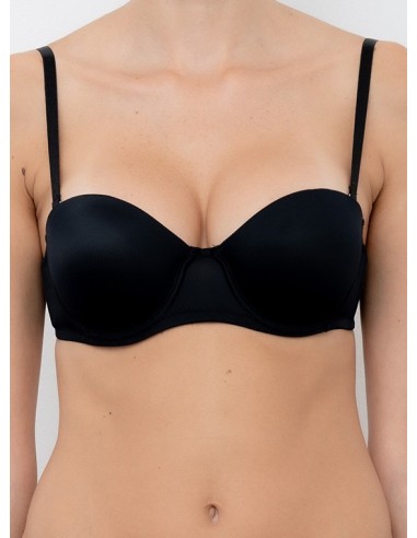 Reggiseno Senza Spalline Coppe Imbottite Lormar...