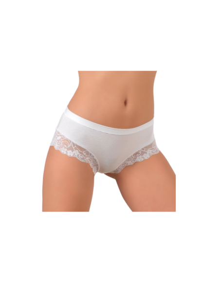 6 Slip Donna Vita Bassa Jadea 522 Cotone E Pizzo