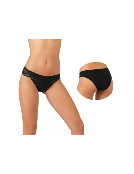6 Slip Donna Sgambato Pizzo Jadea 512 Cotone E Pizzo