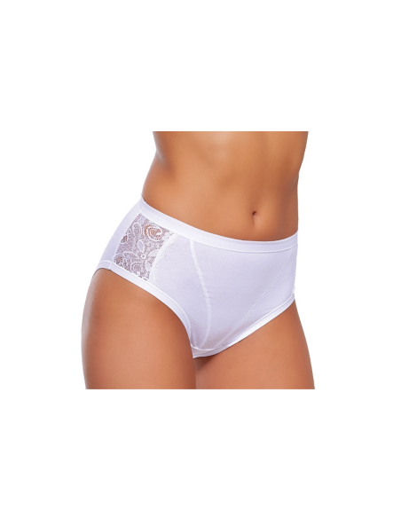 6 Slip Donna Jadea Vita Alta 533 Cotone Modal E Pizzo