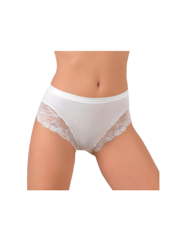 6 Slip Donna Midi Jadea 521 Cotone E Pizzo