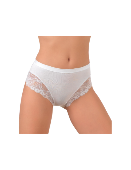 6 Slip Donna Midi Jadea 521 Cotone E Pizzo