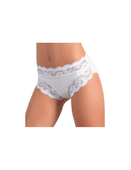 6 Slip Donna Jadea 742 Cotone E Pizzo