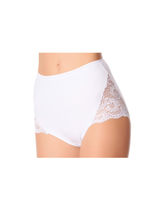 6 Slip Culotte Donna Jadea 07 Cotone E Pizzo
