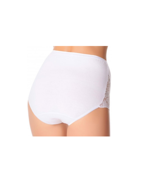 6 Slip Culotte Donna Jadea 07 Cotone E Pizzo