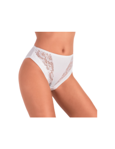 6 Slip Donna Vita Alta Jadea 788 Cotone E Pizzo