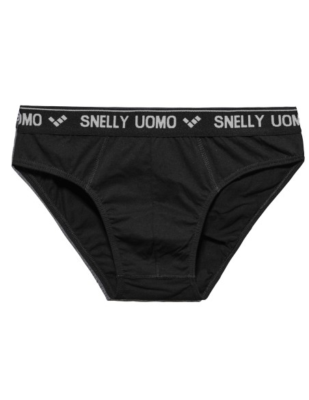 6 Slip Uomo In Cotone Elasticizzato Con Elastico Esterno Snelly U111E