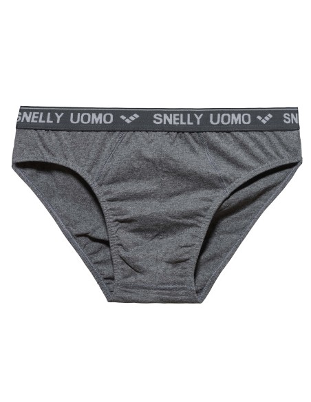 6 Slip Uomo In Cotone Elasticizzato Con Elastico Esterno Snelly U111E