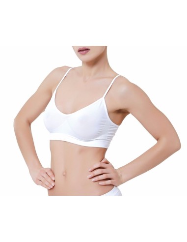 3 Brassiere Microfibra Donna Coppe Estraibili...
