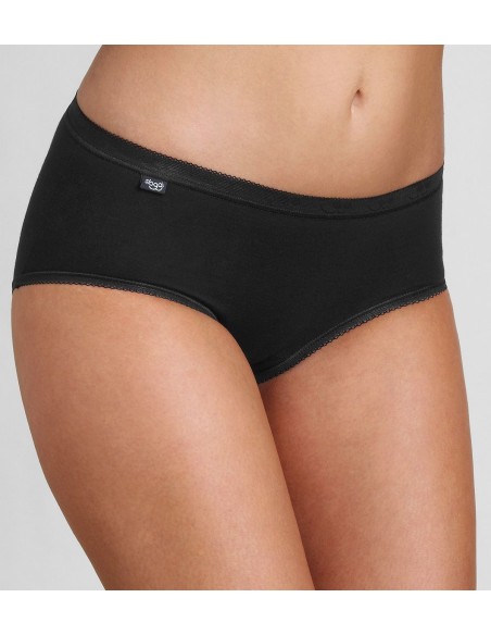 6 Slip Donna Midi Cotone Elasticizzato Sloggi
